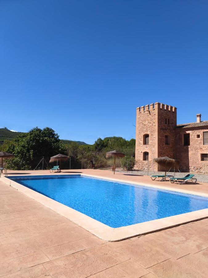 Masia De San Juan Casa Numero 15 En Castillo Con Piscina, Aire Acondicionado Y Terraza Privada Segorbe Buitenkant foto